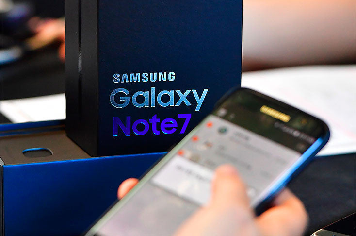 Samsung suspende la producción del Galaxy Note 7