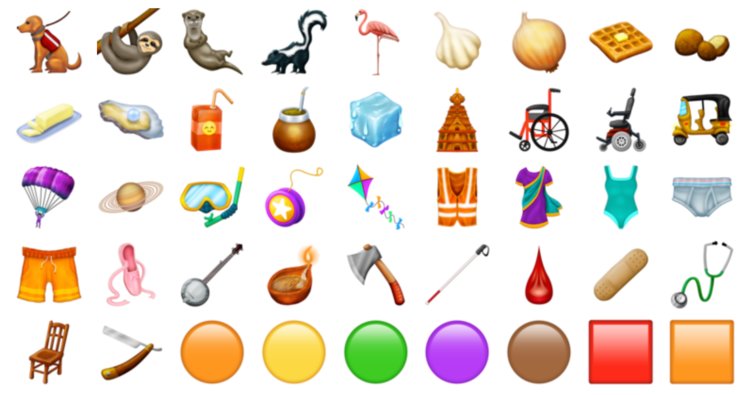 Apple presenta un avance de los emojis que llegarán al iPhone próximamente