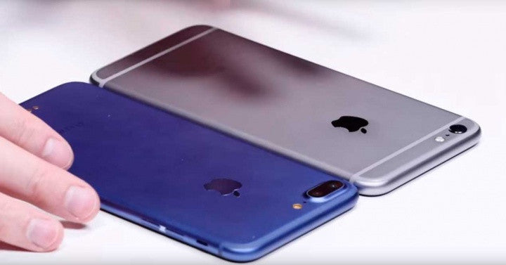 Muestran un prototipo del iPhone 7 Plus azul y nuevos detalles de su RAM